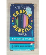 VTG Wood-Covered CRAYON PENCILS Venus and Sunset MADE USA USED - £2.75 GBP