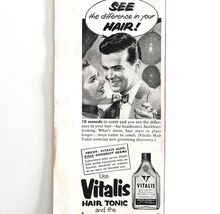 Bristol Myers Vitalis Hair Tonic 1952 Advertisement Care Dandruff Remova... - $366.69 MXN