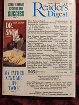 Readers Digest August 1988 Tom Clancy James A. Michener Carol Saline - £5.15 GBP