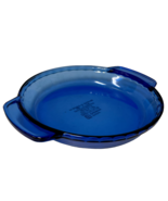 Anchor Hocking Deep Pie Plate Ovenware 9 Inch Vintage Cobalt Blue #1075 ... - $16.07 CAD