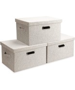 Medium 15&quot; 21 Quart Collapsible Stackable Storage Bins With, From Gracia... - £37.04 GBP