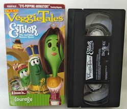 VeggieTales Esther The Girl Who Became Queen (VHS, 2000, Black Tape) - £9.47 GBP