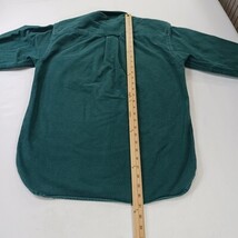 Eddie Bauer Women's Green Cotton Long Sleeve Heavyweight Shirt Size Small  image 6