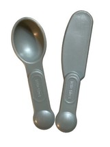 Little Tikes Gray Plastic Flatware  4&quot; Spoon Knife Replacements Parts - £7.68 GBP