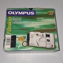 TESTED Olympus Camedia D-360L Digital Camera 1.3MP Silver Vintage Memory... - $34.13