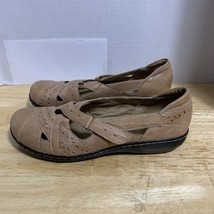 Clarks Ashland Spin Q Brown Loafers Slip On Shoes US WOMENS SZ 9N - $433.93 MXN