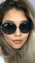 New Polarized Gianfranco Ferré Ferre GFF 11F33 53mm Blue Women&#39;s Sunglasses - £101.92 GBP