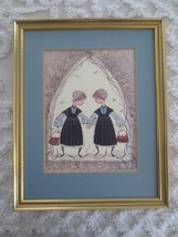 Framed P. Buckley Moss &#39;Two Little Hands&#39; Signed Print 660/1000-12&quot; x 15&quot; - £79.13 GBP