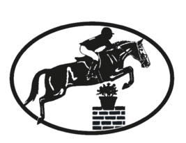 Show Jumper - Equine Horse Discipline Oval Black &amp; White Window Sticker - £3.13 GBP