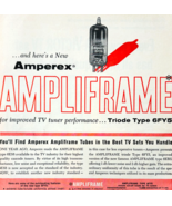 1960 Amperex Ampliframe Tube Advertisement Vintage Televison Electronics... - €17,21 EUR