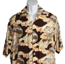 Lucky Beach Hula Wear Short Sleeve 100% Rayon Hawaiian Shirt Men’s Size ... - £20.14 GBP