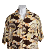 Lucky Beach Hula Wear Short Sleeve 100% Rayon Hawaiian Shirt Men’s Size ... - £20.43 GBP