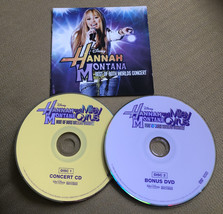 Hannah Montana Best of Both Worlds Concert, CD and dvd - £22.50 GBP