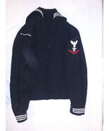 1987 VINTAGE USN NAVY SAILOR BLACK JUMPER CRACKER JACK UNIFORM BLOUSE JA... - €67,03 EUR