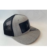 Snapback Hat Branded Bills Custom Leather Canada Flag Patch - Gray - NEW! - £26.57 GBP