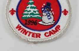 Vintage 1996 Camp Strake Winter Camp Snowman Boy Scouts America BSA Camp Patch - £9.26 GBP