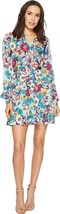 Laundry by Shelli Segal Floral Print Godet Dress, Women&#39;s 6, Enamel Blue - £70.17 GBP