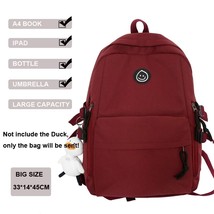 New Multi-Pocket Female Backpack Book School Bag for Teenage Girls Boys Student  - £39.48 GBP