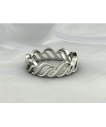 Unique Art Deco Design Ring, Handmade 925 Sterling Silver Modern Unisex ... - $67.56 CAD