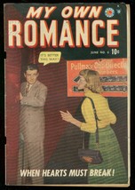 MY OWN ROMANCE #6 1949-MARVEL COMICS-PHOTO COVER VG - £45.52 GBP