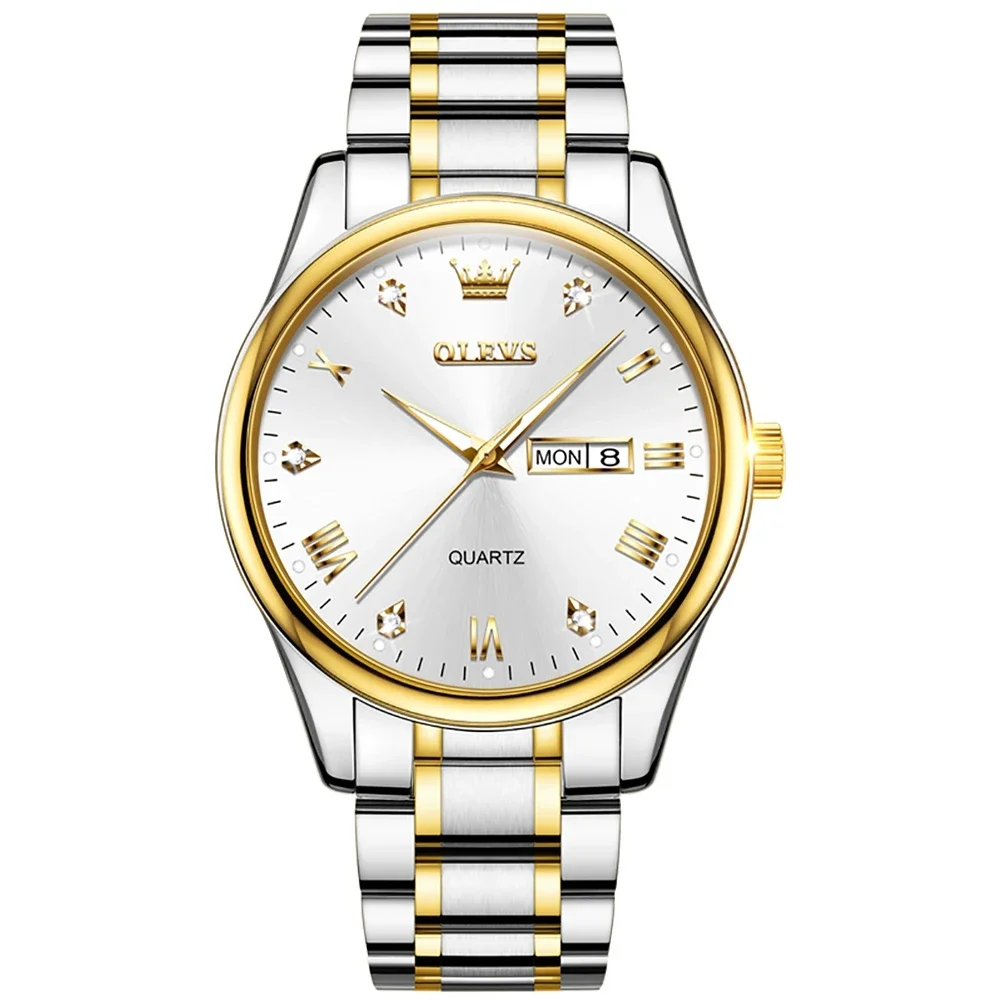 Quartz Watch For Men Top Luxury Brand Business Men&#39;s Watches Waterproof ... - £40.53 GBP