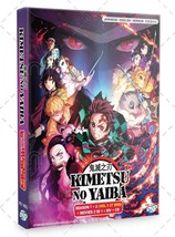 Demon Slayer: Kimetsu No Yaiba Season 1+2 (1-37End) +Mugen Movie English Dubbed - £32.06 GBP