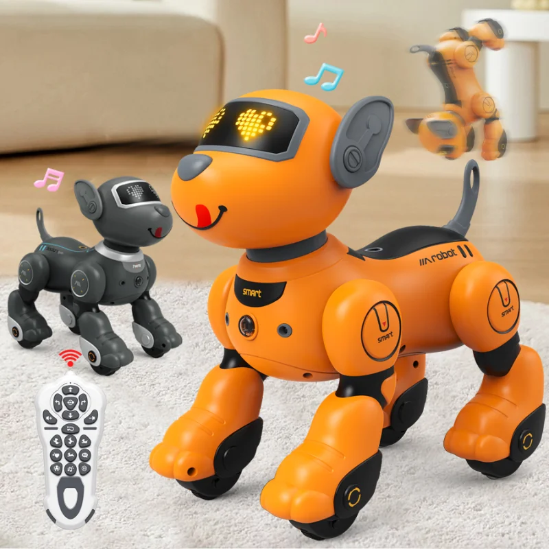 RC Toy 2.4G Remote Control Intelligent Robot Dog Training Teasing Walking Touch - £66.45 GBP