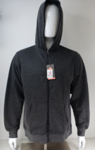 Full-Zip Hoodie Fleece Jacket Long Sleeve Casual Sweatshirt  M Gray SKU ... - £17.30 GBP