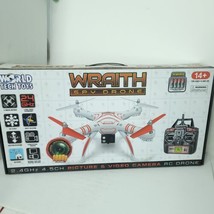 Wraith Spy Drone 2.4 GHz 4.5CH Picture Video Camera RC Drone 1080p NEW T... - £44.63 GBP