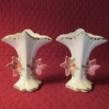 Pair Vintage &quot;Knox Imperial&quot; Hand Painted 5.5&quot; Porcelain Vases - £7.65 GBP