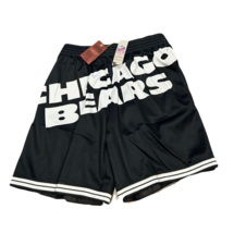 New NWT Chicago Bears Mitchell &amp; Ness Big Face 3.0 Size Large Mesh Shorts - £38.89 GBP