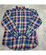 Ralph Lauren Polo Boys Plaid Button Up Long Sleeve Shirt Sz Large 14 16 - £12.60 GBP