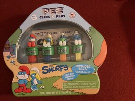 Vintage PEZ Smurfs Collectors Tin MIB - $16.10