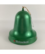 Heineken Beer Large 8&quot; Christmas Bell Ornament Vintage Hanging Decoratio... - €33,64 EUR