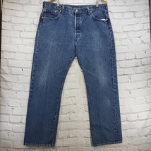 Levi’s 501xx Jeans Mens W40 L32 Straight Leg Cowboy Button-Fly  - £27.29 GBP