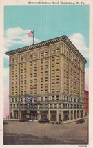 Stonewall Jackson Hotel Clarksburg West Virginia WV 1949 Newark OH Postcard D38 - £2.39 GBP