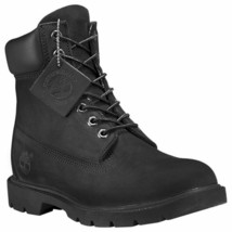 Timberland Men&#39;s 6&#39;Inch Basic Waterproof Suede Nubuck Boots Black 19039 ... - $238.99