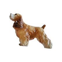 Vintage Cocker Spaniel Dog Figurine 1963 #E-2411 Porcelain Very Good - $14.03