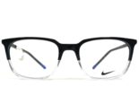 Nike Eyeglasses Frames 7250 019 Black Clear Square Full Rim 54-19-145 - $79.26