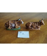 Vtg Christmas Nativity Hard Plastic Italy Barn Animal Lot of 2 Ox Figure... - $239.69 MXN