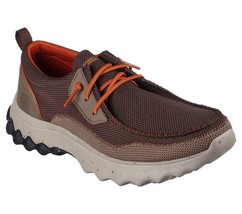 Men&#39;s SKECHERS Relaxe Voston Tescott Casual Shoes, 210503 /BRN Multi Sizes Brown - £71.90 GBP