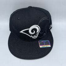 Vintage Los Angeles LA Rams Hat 6 7/8 Fitted NFL Reebok Mens Cap - $8.44