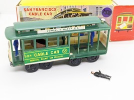 Vintage San Francisco #504 Green Trolley Cable Car Friction Toy - €8,42 EUR
