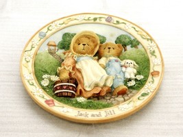 Cherished Teddies 3D Hanging Plate, &quot;Jack &amp; Jill&quot;, Vintage 1994, Enesco ... - €17,04 EUR
