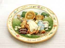 Cherished Teddies 3D Hanging Plate, &quot;Jack &amp; Jill&quot;, Vintage 1994, Enesco #114901 - £15.49 GBP