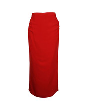 Nº21 High Waist Midi Pencil Skirt In Viscose Acetate Blend Women Red Size 40 - $229.90