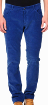 Malo Men&#39;s Blues Cotton Corduroy Pants Trousers Italy Size EU 56 US 40 - £146.17 GBP
