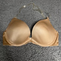 Victoria Secret Very Sexy Convertible Clear Strap Push Up Strapless Bra Nude 34C - £12.83 GBP