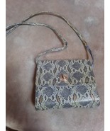 Embossed Faux Snakeskin Bag with Removable Shoulder Strap - £15.48 GBP