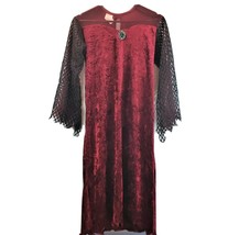 Witch Dress Red velvet Halloween Costume Girls size L Rubies - £8.00 GBP